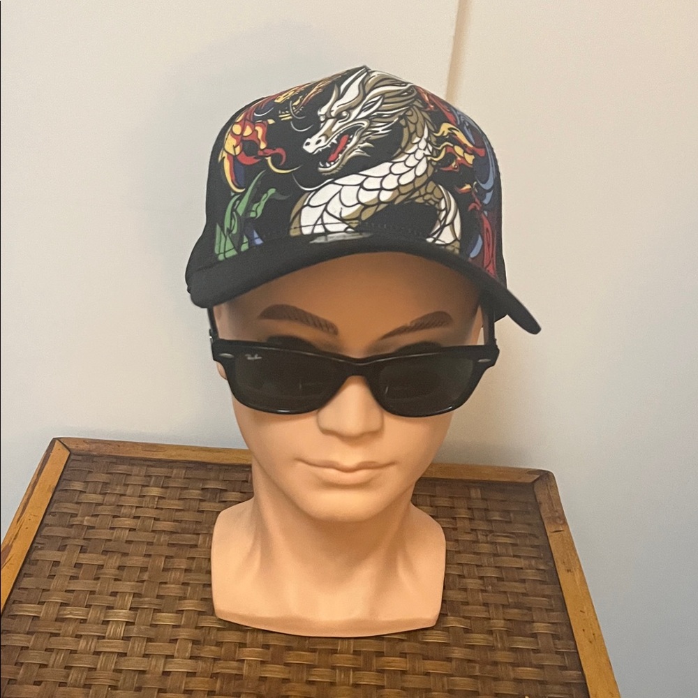 Black Dragon Graphic Cap
